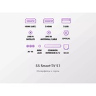 Телевизор Haier SMART TV S1, 55", 3840×2160, DVB-T/T2/C/S2, HDMI×3, USB×2, Smart TV, чёрный - Фото 8