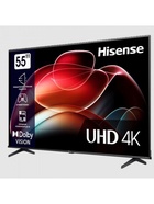 Телевизор Hisense 55A6K, 55", 3840x2160, DVB-T/T2/C/S2, HDMI 3, USB 2, Smart TV, чёрный - Фото 2
