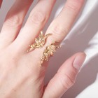 Кольцо «Крылья» феи, цвет золото, безразмерное - Фото 2