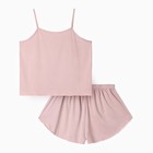 Пижама женская (топ, шорты) KAFTAN р-р 46, цв. розовый - Фото 7