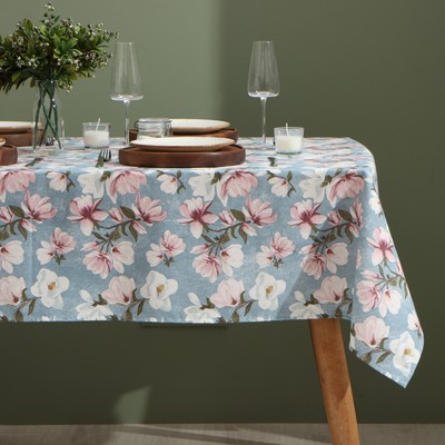 Скатерть «Доляна. Магнолия», 146×220 см, рогожка 158 г/м²