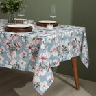 Скатерть Доляна "Магнолия" 146х220см, рогожка 158 г/м2, 50% хл, 50% пэ - фото 806535314