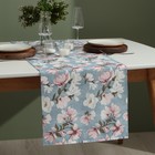 Дорожка «Доляна. Магнолия», 40×146 см, рогожка 158 г/м², 50% хлопок, 50% п/э - Фото 2