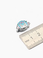 Шарм «Мультяшка» овечка, цветной в серебре (комплект 5 шт) - фото 45958075