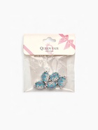 Шарм «Мультяшка» овечка, цветной в серебре (комплект 5 шт) - фото 45958076