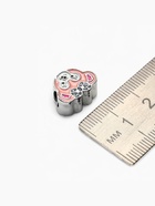 Шарм талисман «Мультяшка» мышонок, цветной в серебре 9903283