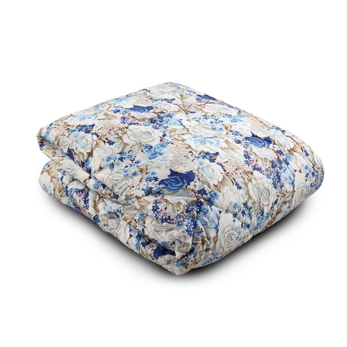 Одеяло зимнее, 140×205 см, ватин 400 г/м², пэ100%, МИКС - Фото 1