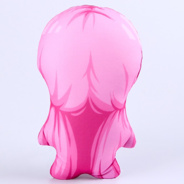 Игрушка антистресс "Девочка с розовыми волосами "