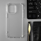 Чехол PERO, для телефона Apple iPhone 15 Pro Max, силиконовый, прозрачный, усиленный - фото 2464683