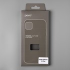 Чехол PERO, для телефона Apple iPhone 15 Pro, силиконовый, прозрачный, усиленный - Фото 4