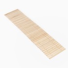 Коврик-лежак для бани, деревянный,  45х200 см - Фото 1