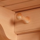 Полка - вешалка для бани и сауны, липа, настенная, 5 крючков, «Добропаровъ» - Фото 4