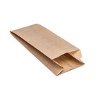 Пакет бумажный фасовочный, крафт, V-образное дно, 21 х 8 х 4 см - фото 11498248