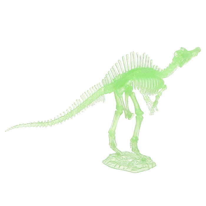 3D пазл «Спинозавр», кристаллический, 11 деталей - фото 1887303416