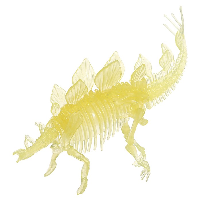 3D пазл «Стегозавр», кристаллический, 8 деталей - фото 1907896918