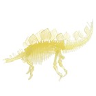 3D пазл «Стегозавр», кристаллический, 8 деталей - Фото 3