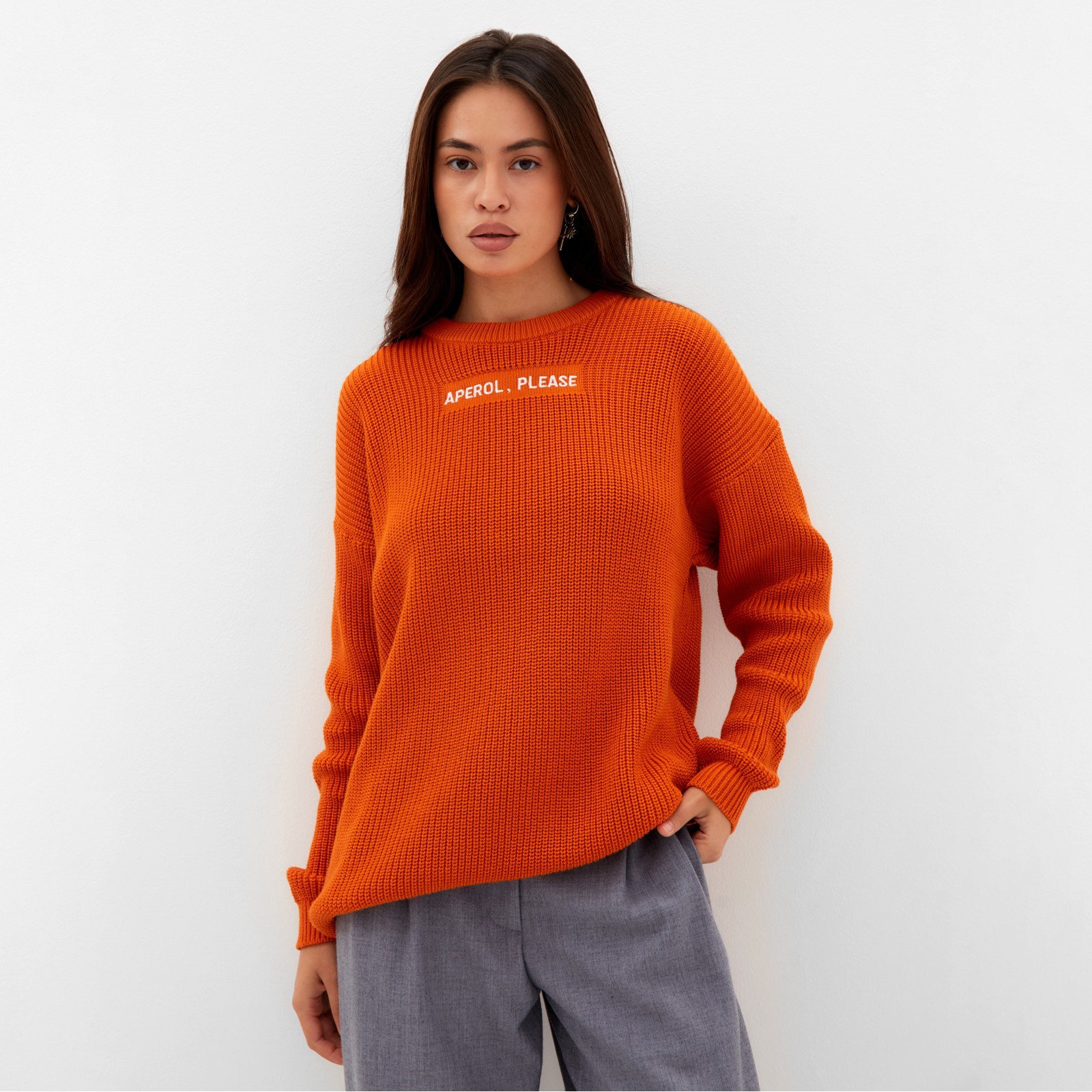 Джемпер женский MIST "Aperol", оранжевый, р. S (40-42) (9718972 ...
