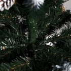 Искусственная ёлка с шишками и инеем «Рождественская сказка», 150 см, ПВХ ветки отгибаются - Фото 3