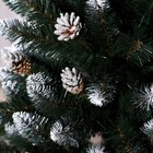 Ёлка искусственная "Рождественская сказка" шишки серебро  180 см - Фото 2