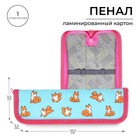 Пенал школьный, 1 секция, 5.5×20.5×2.5 см «Сиба-ину» - Фото 1