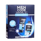 Подарочный набор MEN CODE: гель для ультраточного бритья, 150мл + лосьон после бритья, 150мл - фото 23120572