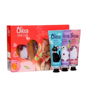 Подарочный набор кремов для рук OLEA:комплексный уход,30мл+увлажняющий,30мл+питательный,30мл 1006243
