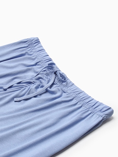 Пижама женская (лонгслив, брюки) MINAKU: Home collection, размер 46, голубая