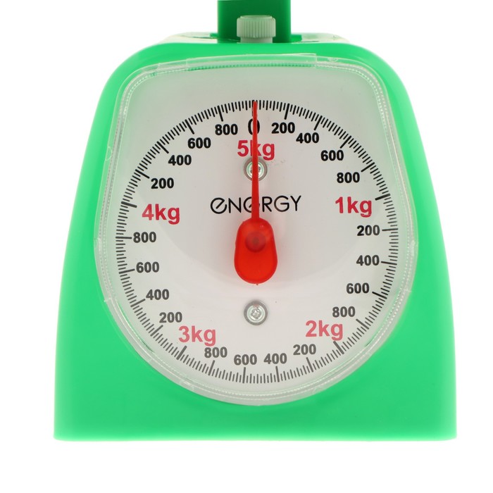 Весы кухонные ENERGY EN-406МК,  механические, до 5 кг,  зелёные - фото 1909361305
