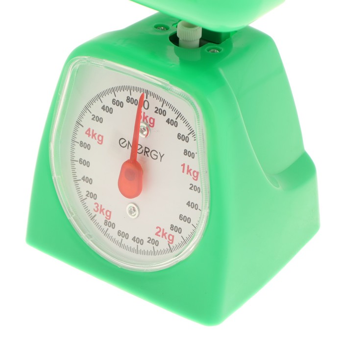Весы кухонные ENERGY EN-406МК,  механические, до 5 кг,  зелёные - фото 1909361306