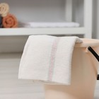 Тряпка для мытья пола Доляна, вискоза-ХПП, с оверлоком, 75×100 см, плотность 220 г/м², белая - Фото 4