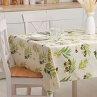 Клеёнка на стол Доляна «Олива», на нетканой основе, ширина 137 см, толщина 0,2 мм, рулон 20 м - Фото 1