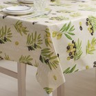 Клеёнка на стол Доляна «Олива», на нетканой основе, ширина 137 см, толщина 0,2 мм, рулон 20 м - Фото 2