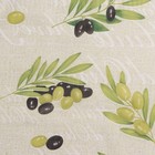 Клеёнка на стол Доляна «Олива», на нетканой основе, ширина 137 см, толщина 0,2 мм, рулон 20 м - Фото 3