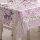 Клеёнка на стол Доляна «Нежность», на нетканой основе, ширина 137 см, толщина 0.7 мм, рулон 20 м - Фото 2