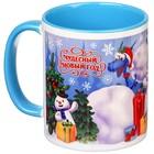 Кружка керамическая "С Новым годом!" 350 мл, Микки Маус и дракон - фото 23099155