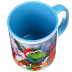 Кружка керамическая "С Новым годом!" 350 мл, Микки Маус и дракон - фото 23099156