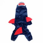 Комбинезон "Акула" с капюшоном, размер XS (ДС 20 см, ОГ 30 см, ОШ 20 см), синий - Фото 8