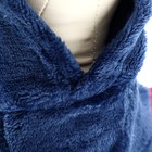 Комбинезон «Акула», с капюшоном, размер S, ДС 25 см, ОГ 35 см, ОШ 25 см, синий - Фото 6