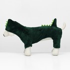 Комбинезон "Дракоша" с капюшоном, размер M (ДС 30 см, ОГ 40 см, ОШ 30 см), зелёный - Фото 4