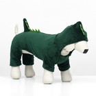 Комбинезон «Дракоша», с капюшоном, размер XL, ДС 40 см, ОГ 50 см, ОШ 40 см, зелёный - Фото 3