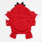 Новогодний костюм "Олень",  XS (ДС 16, ОГ  27 см), красный - фото 7834173