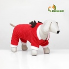 Новогодний костюм для животных «Олень», S (ДС 20, ОГ 32 см), красный - Фото 3
