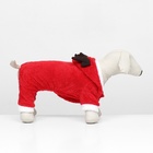 Новогодний костюм для животных «Олень», S (ДС 20, ОГ 32 см), красный - Фото 6