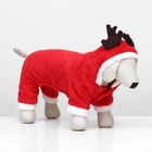 Новогодний костюм для животных «Олень», S (ДС 20, ОГ 32 см), красный - Фото 7