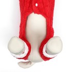 Новогодний костюм "Олень", XL (ДС 35, ОГ 47 см), красный - фото 9328979