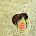 Свитер "Авокадо", велюр, размер  XS (ДС 20, ОШ 21, ОГ 30 см), зеленый - фото 7834239