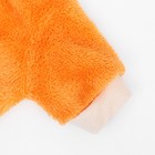 Свитер "Мандарин", велюр, размер  S (ДС 25, ОШ 24, ОГ 35 см), оранжевый - Фото 9