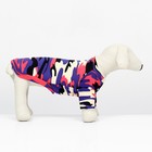 Толстовка "Камуфляж", размер S (ДС 25, ОШ 25, ОГ 35 см), фиолетовый - фото 24266376