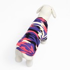 Толстовка "Камуфляж", размер S (ДС 25, ОШ 25, ОГ 35 см), фиолетовый - фото 24266377