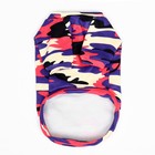 Толстовка "Камуфляж", размер S (ДС 25, ОШ 25, ОГ 35 см), фиолетовый - фото 24266380